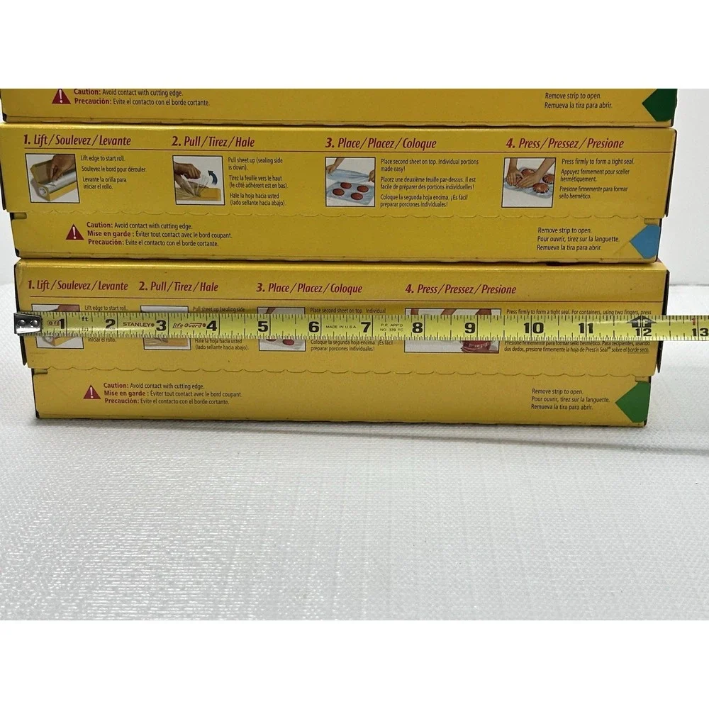 Vtg Lot Glad Press'N Seal Sealing Wrap NEW 50,‎ 70, 140 Sq 2003 2006 Prop Movie